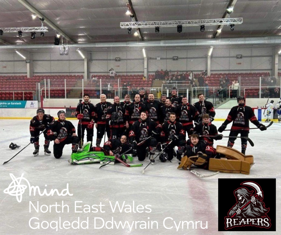North East Wales Mind in Partnership with Chester Rd Reapers Ice Hockey team
